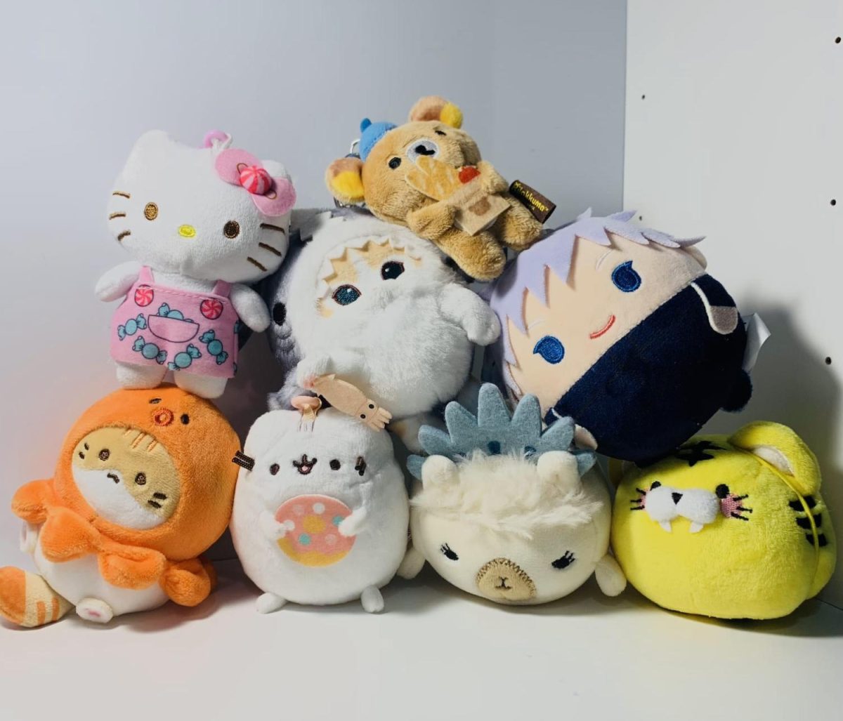 Here are some student photos featuring their trinkets collection.