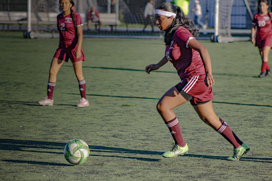 Mayte Delgado #16 in their game against The Scholars Academy High School.