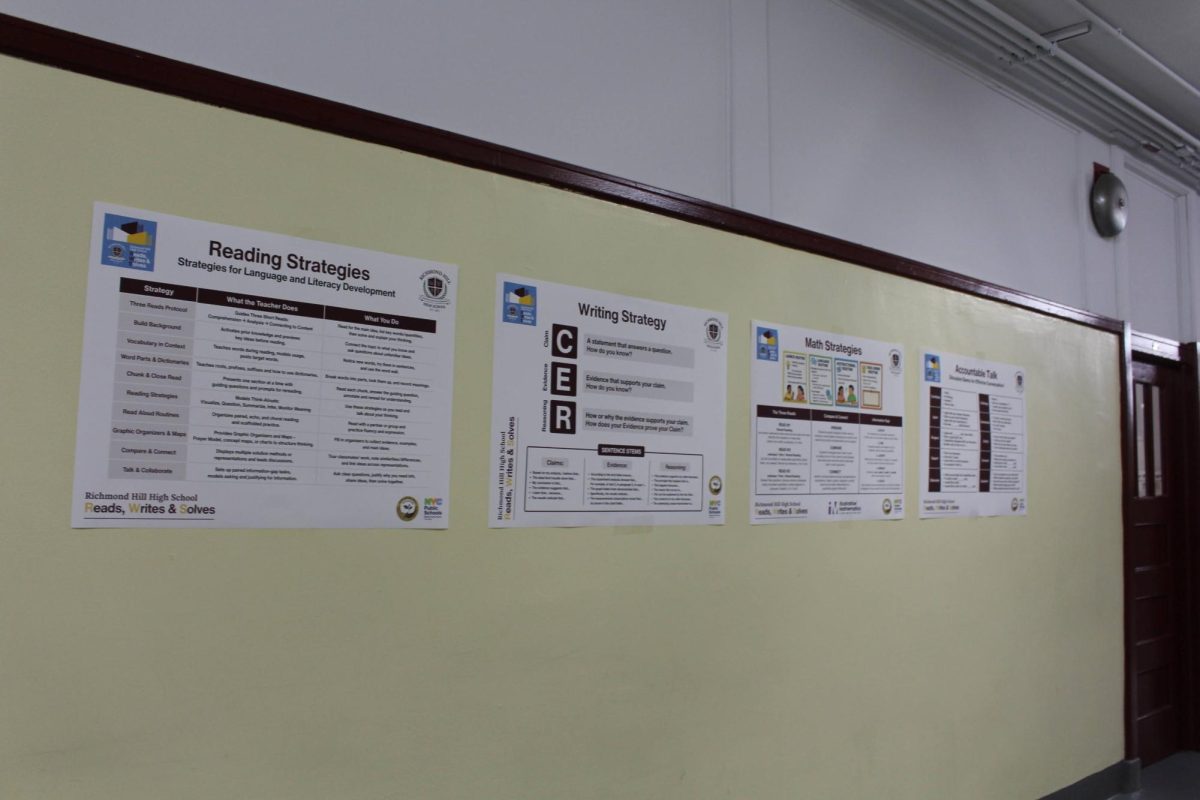 The walls of the Fourth Floor. No flyers based on current events, only expectations.