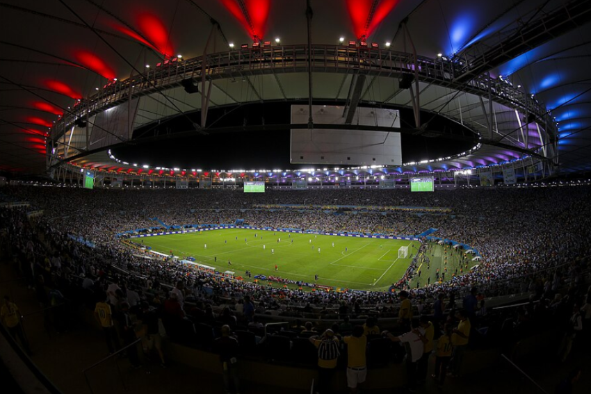 Germany and Argentina face off in the 2014 FIFA World Cup Final at the Maracanã Stadium in Rio de Janeiro. A historic match that crowned Germany champions on July 13, 2014. Creative Commons Attribution 3.0 Brasil (CC BY 3.0 BR)